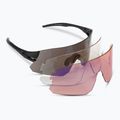 Tifosi Rail blackout/rauch/ac rot/klar Fahrradbrille