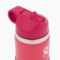 Thermosflasche Hydro Flask Wide Mouth Stroh Deckel und Boot 2024 355 ml Pfingstrose 3