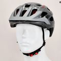 Fahrradhelm Alpina Anzana darksilver/black/red gloss 10