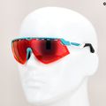 Rudy Project Defender Smaragd weiß matt / Multilaser rot Sonnenbrille SP5238230000 9