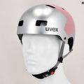 UVEX Kid 3 Kinderfahrradhelm silber/rosa 41/4/819/36/17 13
