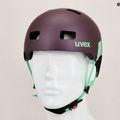 Kinderfahrradhelm UVEX Kid 3 CC lila/grün 41/4/972/18/15 13