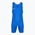 Herren Nike Grappler Elite Singlet Anzug Royal/Weiß