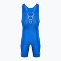 Herren Nike Grappler Elite Singlet Anzug Royal/Weiß 2