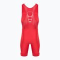 Herren Nike Grappler Elite Singlet scharlachrot/weißer Overall 2