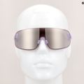 Fahrradbrille POC Elicit purple quartz translucent/clarity road silver 11