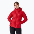 Damen-Daunenjacke Rab Microlight Alpine ascent rot