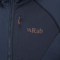 Herren Rab Superflux Hoody Fleece-Sweatshirt blau QFE-89-DI 4