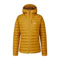 Damen Daunenjacke Rab Microlight Alpine gelb QDB-13-DBN-08