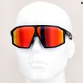 GOG Fahrradbrille Ares mattschwarz / mehrfarbig rot E513-1P 7