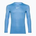 Herren Nike Dri-FIT Park First Layer LS Thermo-Langarmshirt Uni-Blau/Weiß