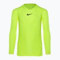 Nike Dri-FIT Park First Layer Kinder Thermo-Langarmshirt in Volt/Schwarz