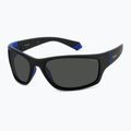 Polaroid PLD 2135/S mattschwarz blau/grau polarisierte Herren-Sonnenbrille