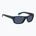 Polaroid PLD 7046/S schwarz azur/blau polarisierte Herren-Sonnenbrille