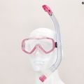 Cressi Ondina Kinder-Schnorchel-Set + Top-Maske + Schnorchel klar rosa DM11134 13