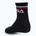 Fila Unisex Quarter 3 Pack Socken schwarz 3