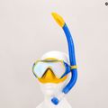 Aqualung Kinder Schnorchel Hero Set gelb und blau SV1160740SM 16