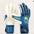Uhlsport Hyperact Supersoft blau und weiß Torwarthandschuhe 101123701 7