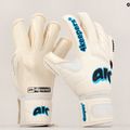 Kinder-Torwarthandschuhe 4Keepers Champ Aq Contact V Hb weiß und blau 11