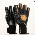 Football Masters Spannung Plus NC v 4.0 Torwarthandschuhe schwarz und gold 1169-4 8