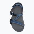 Barefoot Kinderschuhe Xero Z-Trail Sandalen anthrazit/multi/blau 6
