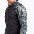 Herren Dakine Hd Snug Fit Rashguard Schwimmen Shirt Hoodie schwarz/grau DKA363M0004 4