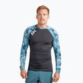 Dakine Herren Schwimmen Shirt Hd Snug Fit Rashguard Crew schwarz und blau DKA651M0004