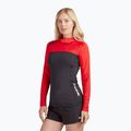 Dakine Frauen schwimmen Shirt Hd Snug Fit Rashguard Hoodie schwarz und rot DKA333W0002