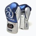 Rival RS100 Professional blau/silberne Boxhandschuhe 2