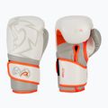 Boxhandschuhe Rival Impulse Sparring Gloves Gants white/orange