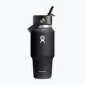 Hydro Flask Wide Flex Travel Thermosflasche 710 ml schwarz