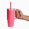 Becher Hydro Flask Travel Tumbler Clear Lid 710 ml popstar pink 5