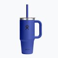 Becher Hydro Flask Travel Tumbler Clear Lid 710 ml capri blue