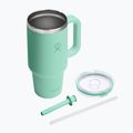 Thermobecher Hydro Flask Travel Tumbler Clear LID 945 ml mermaid green 4