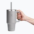 Thermobecher Hydro Flask Travel Tumbler Clear Lid birch 4