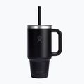 Thermobecher Hydro Flask Travel Tumbler Clear Lid black