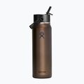 Thermoflasche Hydro Flask Lightweight Wide Flex Straw 946 ml cap obsidian