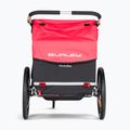 Burley Honey Bee roter zweisitziger Fahrradanhänger BU-949209 3