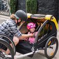 Burley Bee Doppelter Fahrradanhänger gelb BU-946206 14