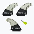 Surfboard Finnen (3 Stück) Lib Tech Tri Fin Set weiß und schwarz 19SUFIN-2