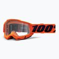 Radsportbrille 100% Accuri 2 50221-101-05 orange/klar 5