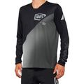 Herren-Radtrikot 100% R-Core X LS schwarz-grau STO-40000-00000 6