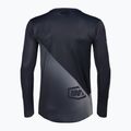 Herren-Radtrikot 100% R-Core X LS schwarz-grau STO-40000-00000 2