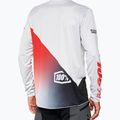 Herren Radtrikot 100% R-Core X LS grau-rot STO-40000-00010 2