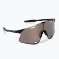 Radsportbrille 100% Hypercraft matt schwarz/weich gold 60000-00001 2