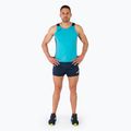 Herren Joma Record II türkis/marinefarbenes Lauftank-Top 2