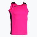 Herren Joma Record II fluor rosa/schwarzes Lauftank-Top 9