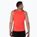 Herren Joma Record II fluor koralle/schwarzes Lauftank-Top 3