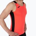 Herren Joma Record II fluor koralle/schwarzes Lauftank-Top 4