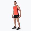 Herren Joma Record II fluor koralle/schwarzes Lauftank-Top 7